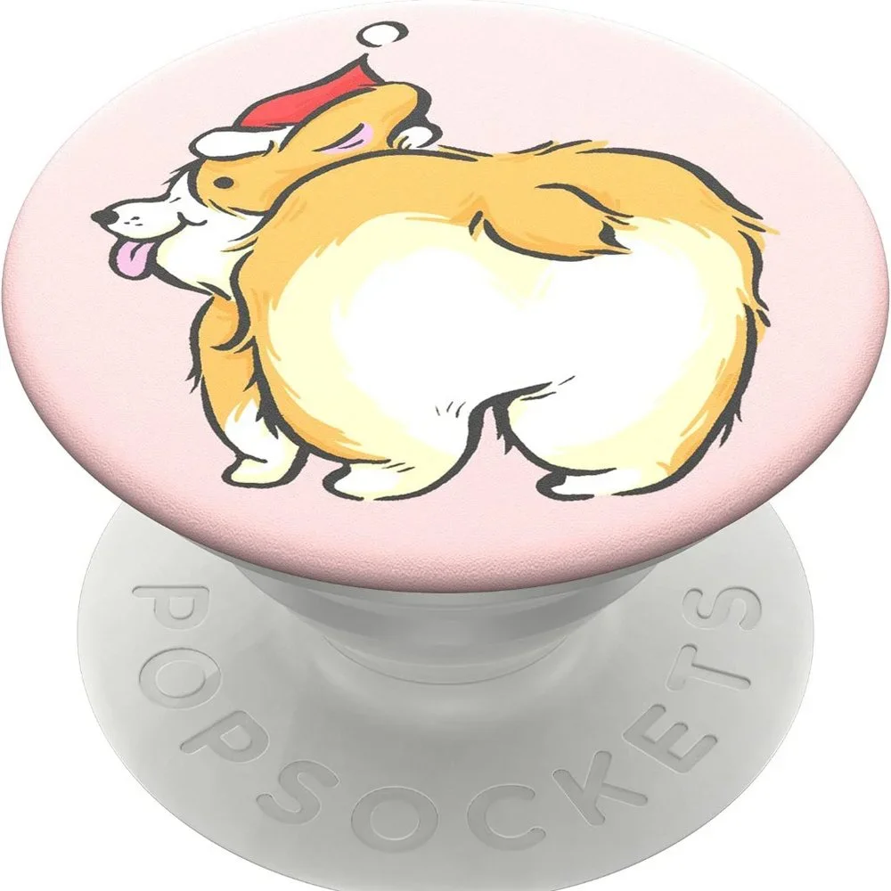 A Corgi Christmas Popsockets Single Grip & Stand Universal Phones and Tablet Hol